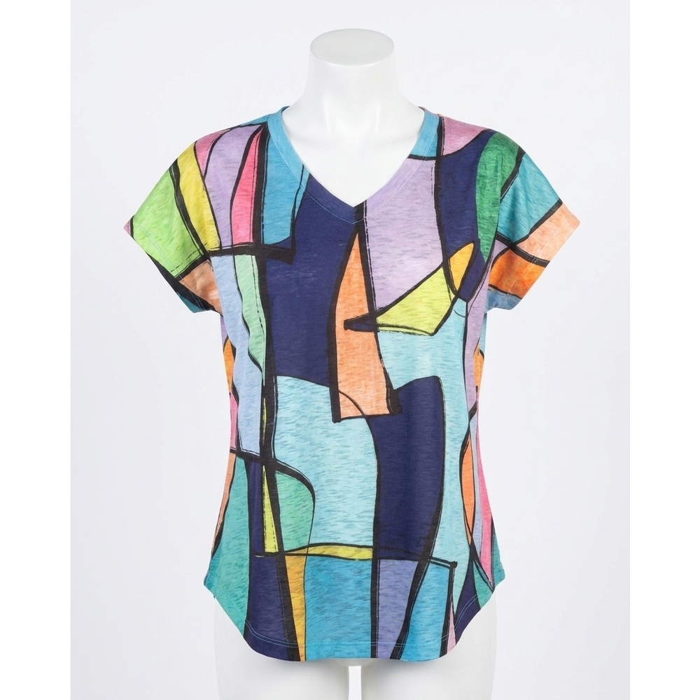 NEW JESS & JANE cap sleeve top in vita